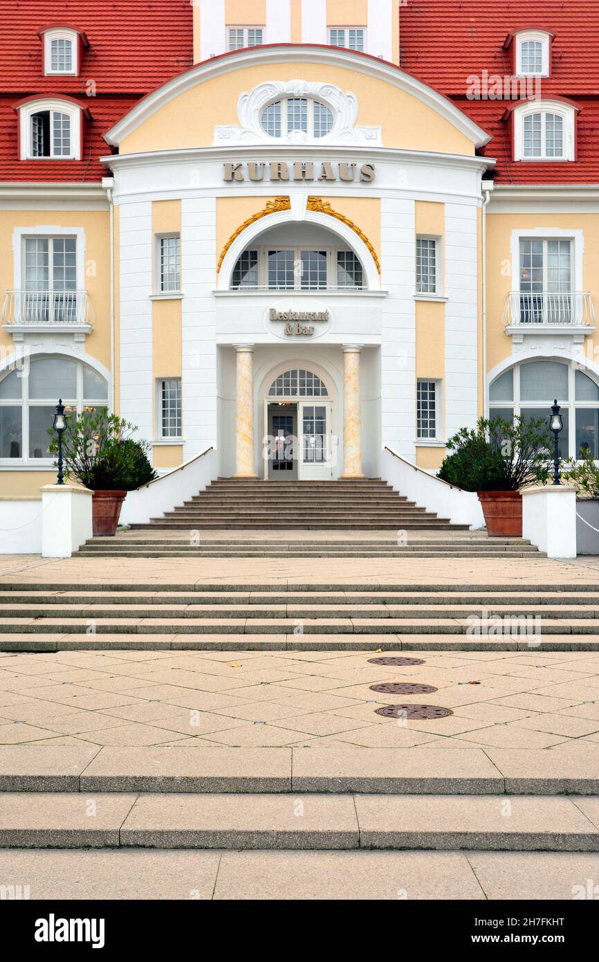 ALLEMAGNE.MECKLEMBOURG-POMÉRANIE-OCCIDENTALE.ÎLE RUGEN.CASINO DE BINZ. Banque D'Images