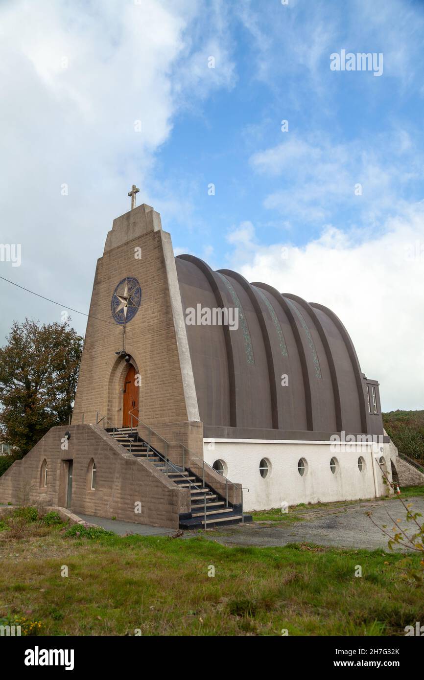 Église Notre Dame Étoile de la Mer et St Winifred, Holyhead, Anglesey Banque D'Images