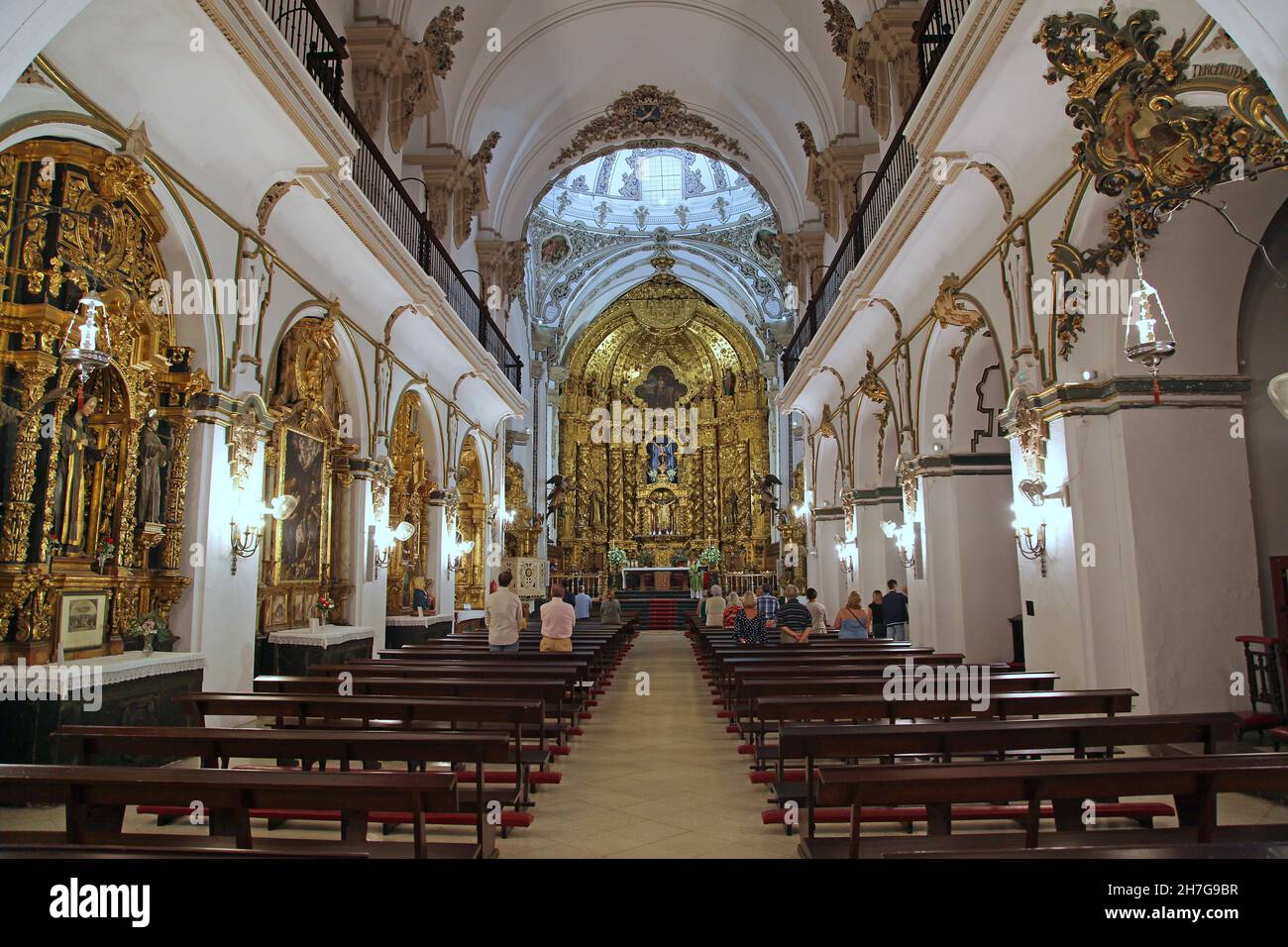 Eglise de San Francisco et San Eulogio de la Axrquia Córdoba Espagne Banque D'Images