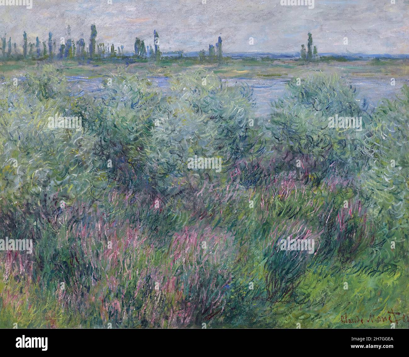 Monet la seine a vetheuil Banque de photographies et d’images à haute ...