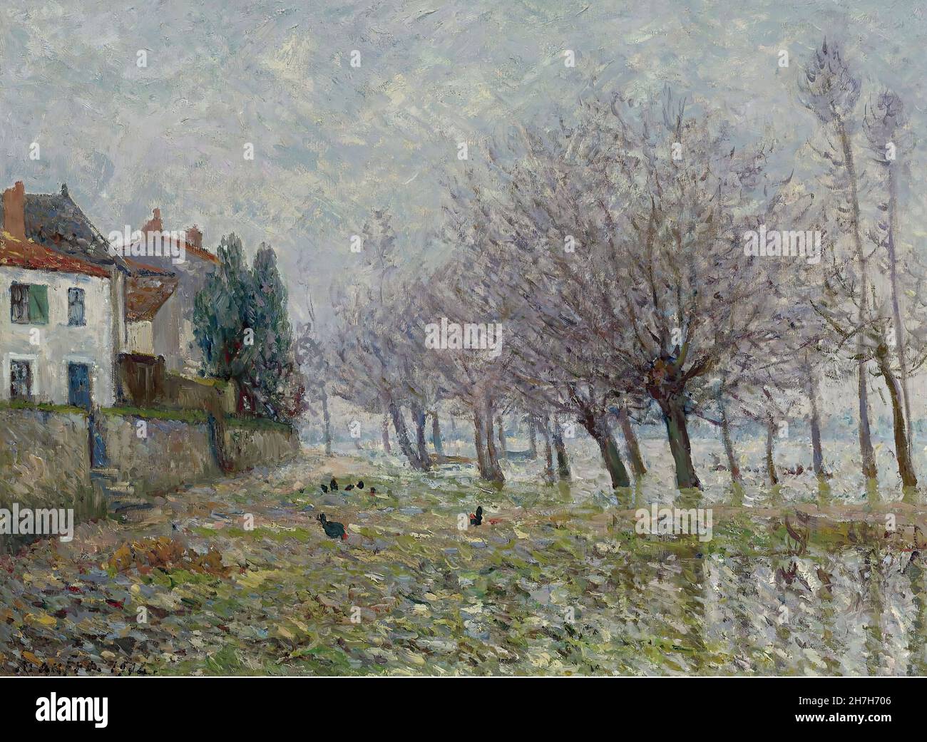 Maxime Maufra - après le déluge - haute-Indre - la Basse-Loire - 1904 Banque D'Images