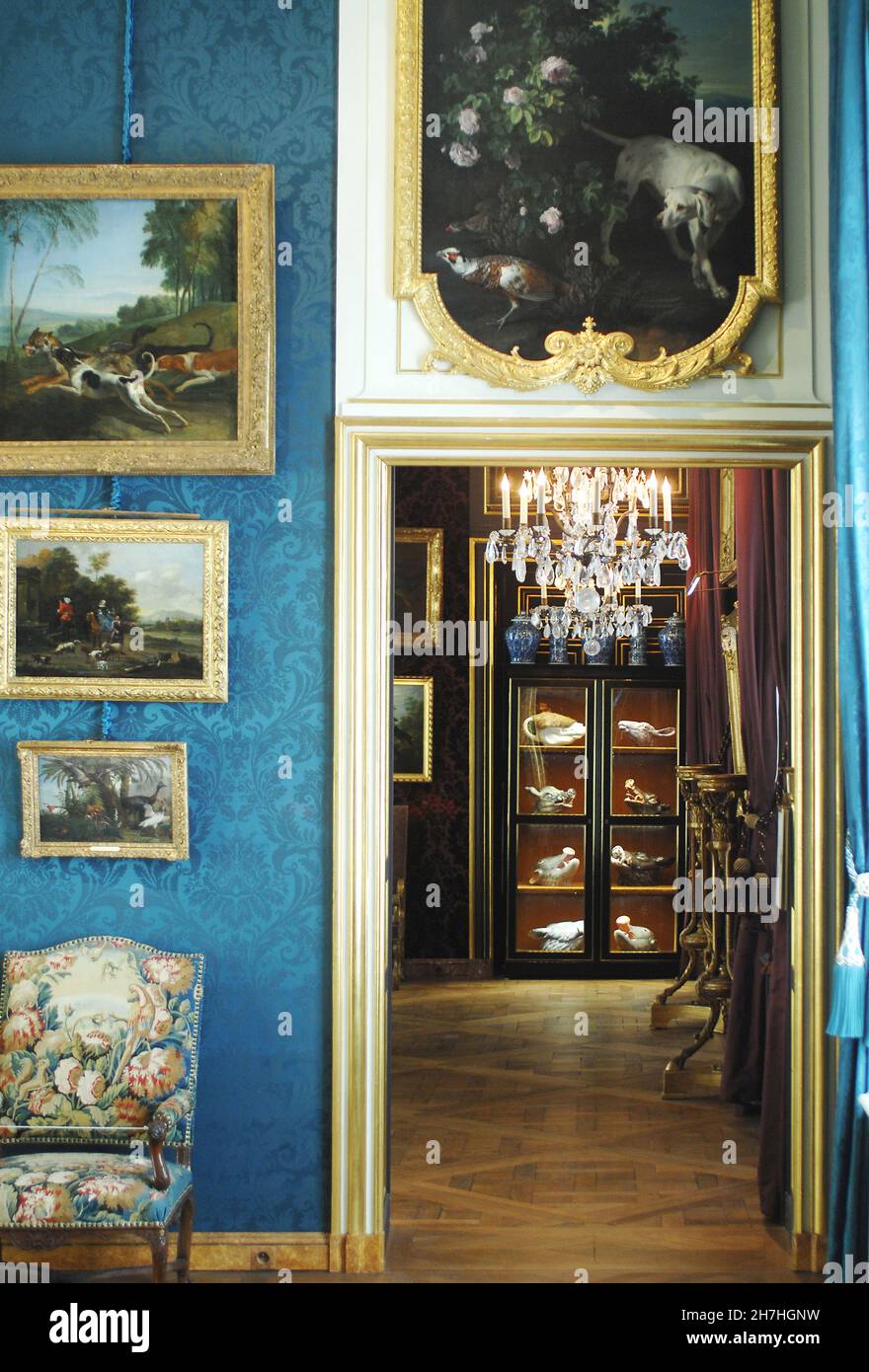 FRANCE.PARIS (75002).LE MUSÉE DE LA CHASSE ET DE LA NATURE, SITUÉ DANS LE QUARTIER DU MARAIS, A ÉTÉ RÉNOVÉ EN 2007. Banque D'Images