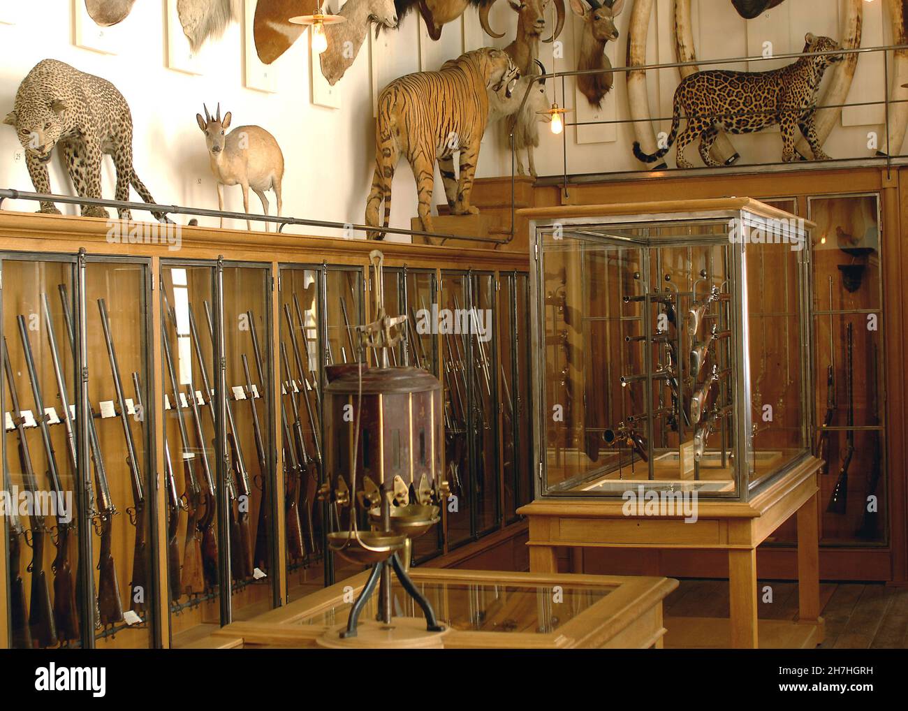 FRANCE.PARIS (75002).LE MUSÉE DE LA CHASSE ET DE LA NATURE, SITUÉ DANS LE QUARTIER DU MARAIS, A ÉTÉ RÉNOVÉ EN 2007. Banque D'Images