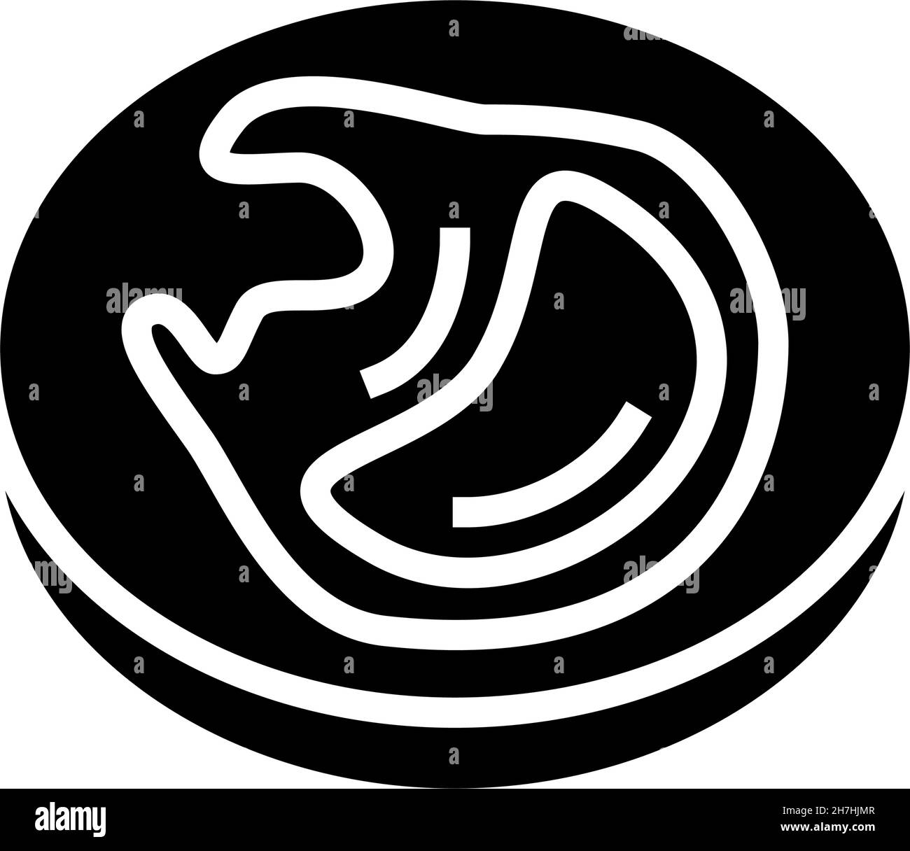 illustration d'un vecteur d'icône d'immunité aux cellules macrophages Illustration de Vecteur