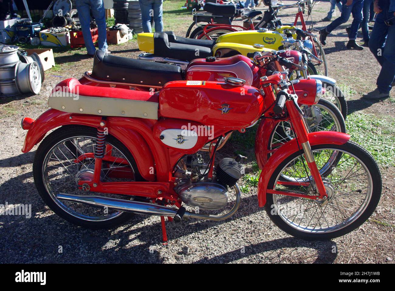 Italien Old Classic bike: MV Agusta Germano Sport 50 cc (1964) Banque D'Images