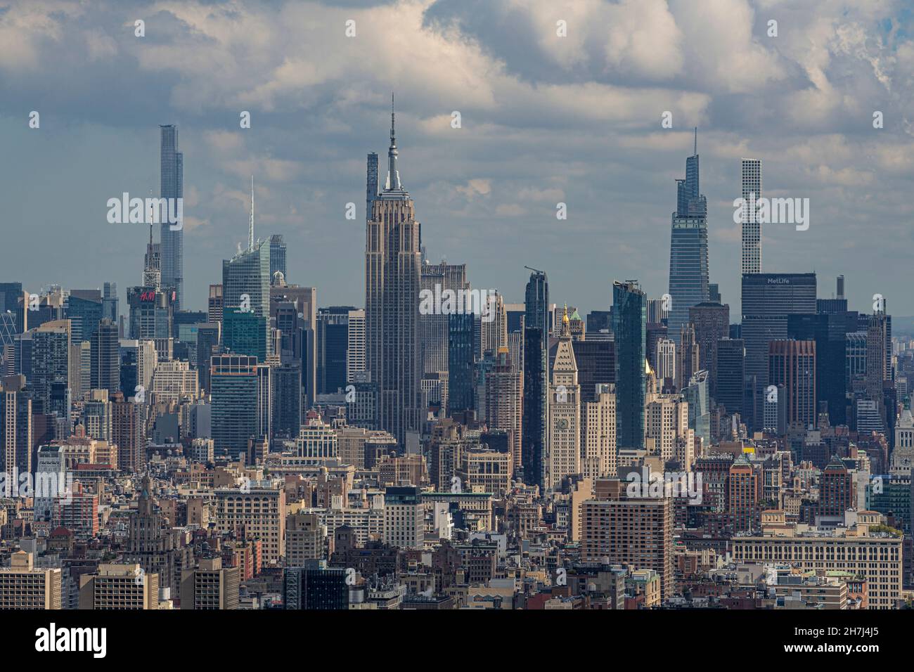 Horizon de Manhattan, New York City, NY États-Unis Banque D'Images