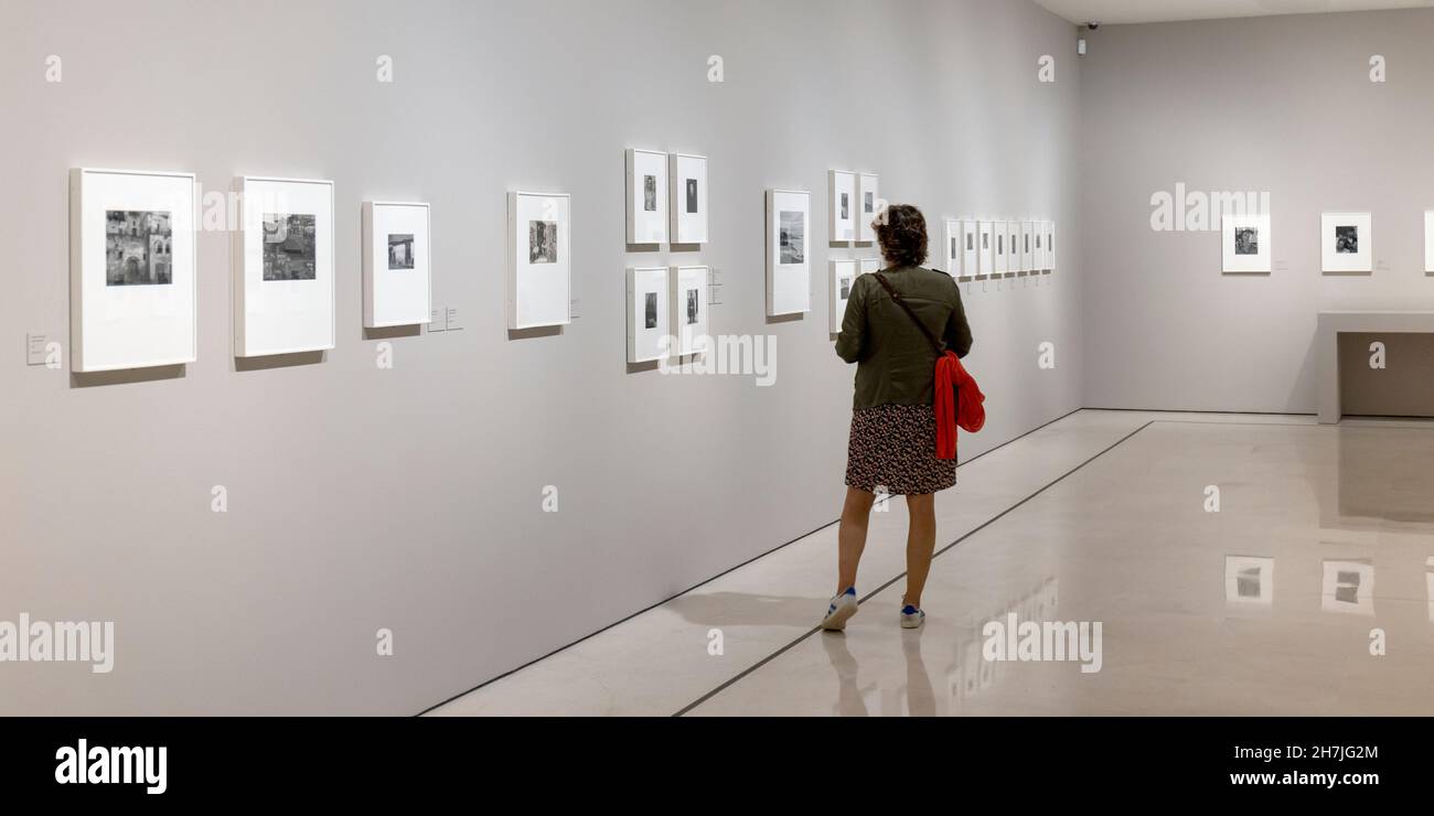 Photographies du photographe américain Paul Strand, 1890 - 1976 de la Fondation Colecciones MAPRE exposées dans le Museo Carmen Thyssen, Malaga, Mala Banque D'Images