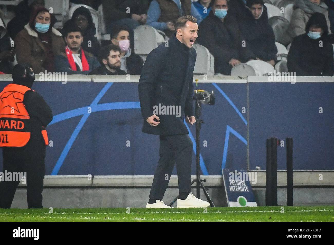 Lille, France, 23 novembre 2021, Matthias JAISSLE de RB Salzbourg lors de la Ligue des champions de l'UEFA, match de football du Groupe G entre Lille LOSC et FC Salzburg le 23 novembre 2021 au stade Pierre Mauroy à Villeneuve-d'Ascq près de Lille, France - photo: Matthieu Mirville/DPPI/LiveMedia crédit: Agence photo indépendante/Alay Live News Banque D'Images