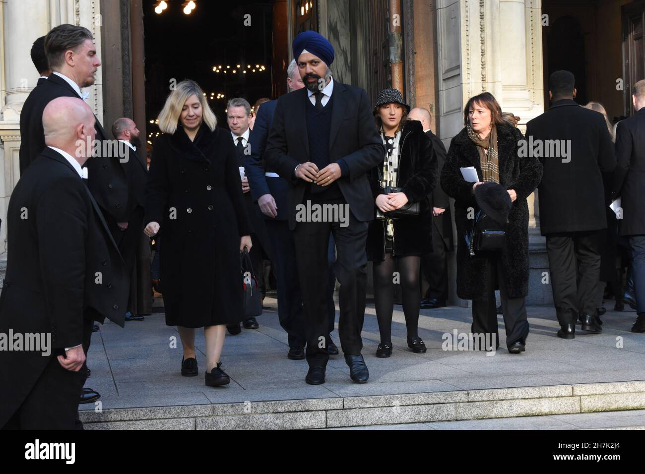 Londres, Royaume-Uni.23 novembre 2021.Requiem pour le député de Sir David Amiss tenu à la cathédrale de Westminster.Credit: JOHNNY ARMSTEAD/Alamy Live News Banque D'Images