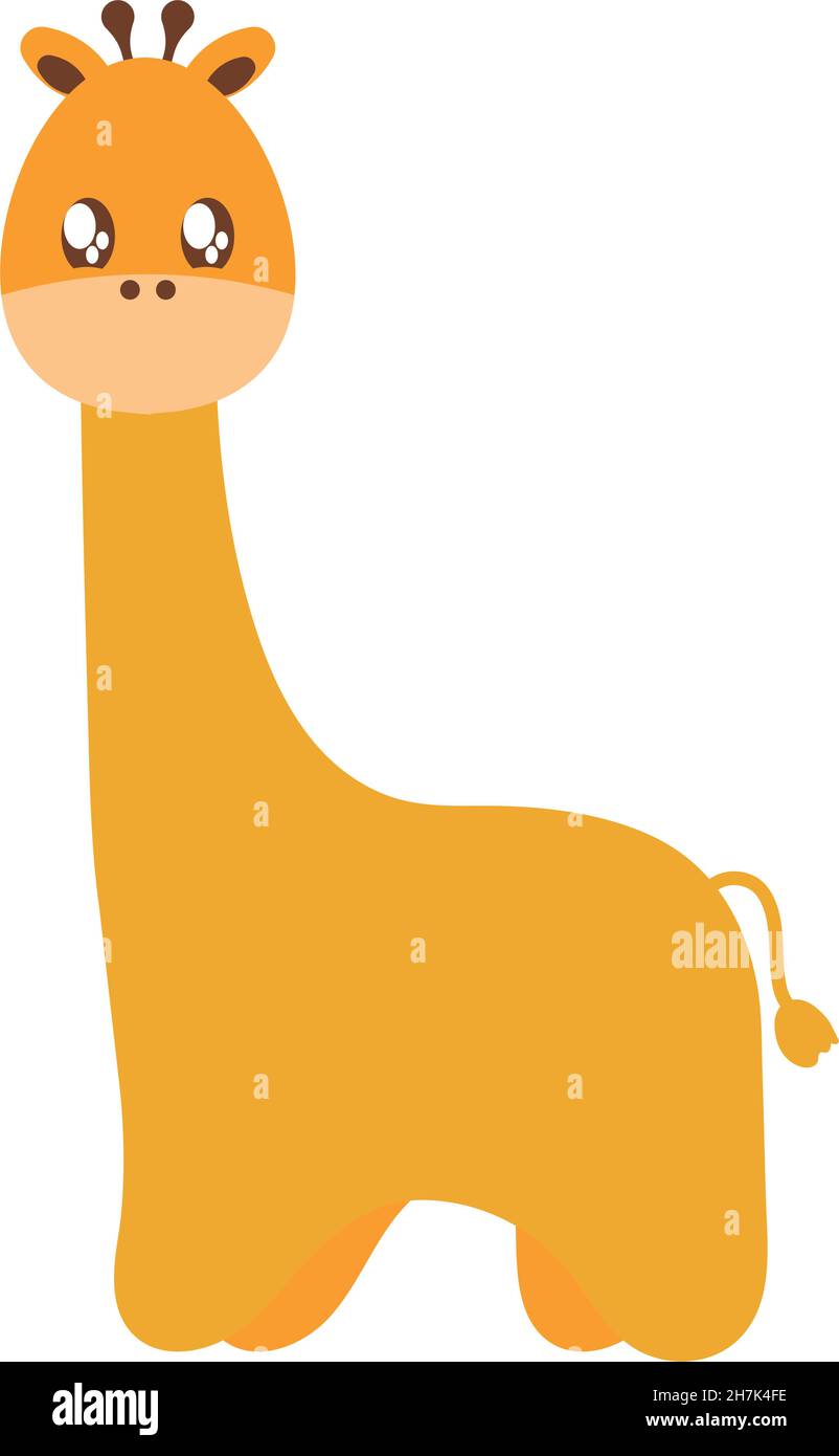 une belle girafe pour bébé Illustration de Vecteur