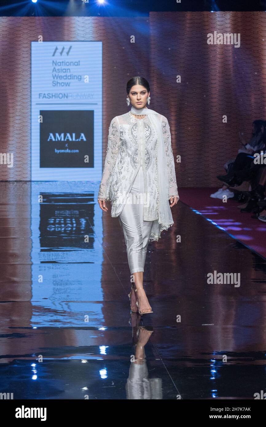 National Asian Wedding show 2021 Londres - India Fashion week 2021 Londres Banque D'Images