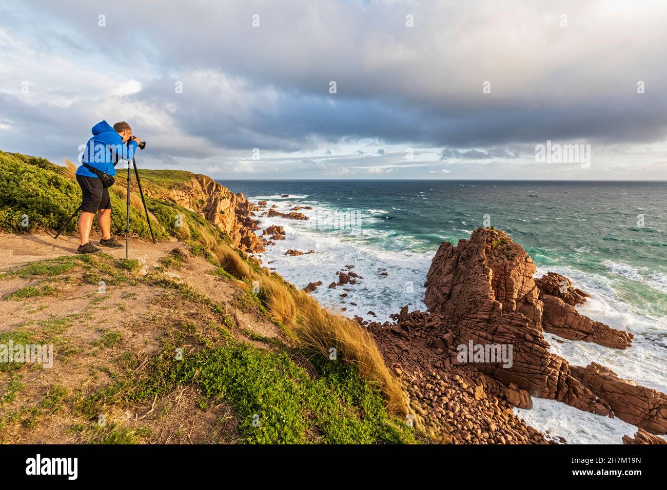 Nuages au-dessus de Woolamai Surf Beach Banque D'Images