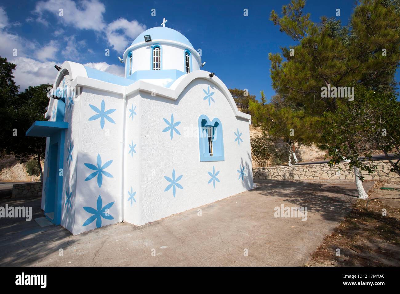 Église orthodoxe, à GRA Ligia, Crète, Grèce Banque D'Images