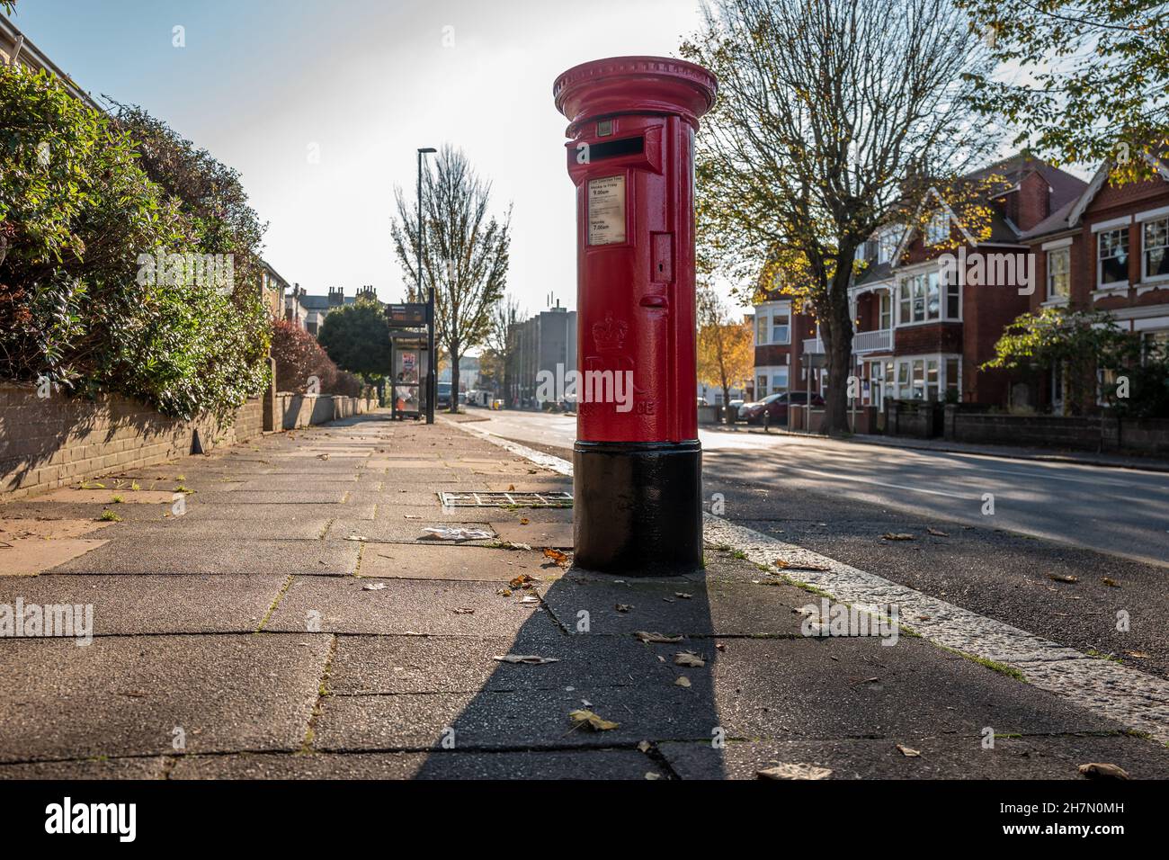 Brighton, le 16 novembre 2021 : une boîte postale Royal Mail Banque D'Images