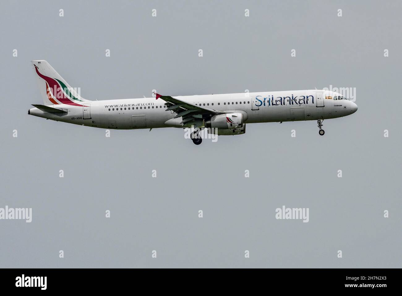 Aircraft SriLankan Airlines Airbus A321-200 Banque D'Images