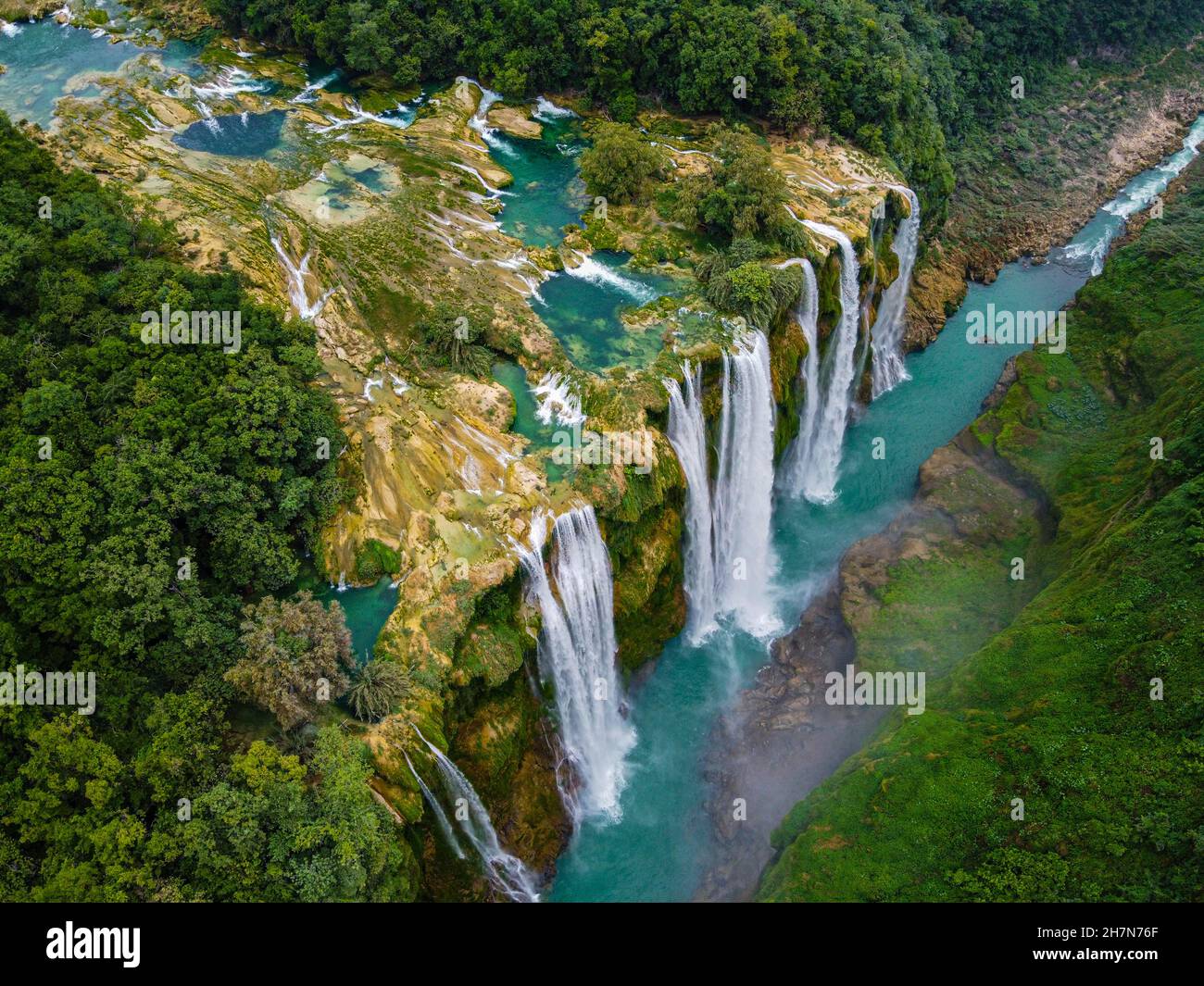 Cascades De Tamul Banque d'image et photos - Alamy