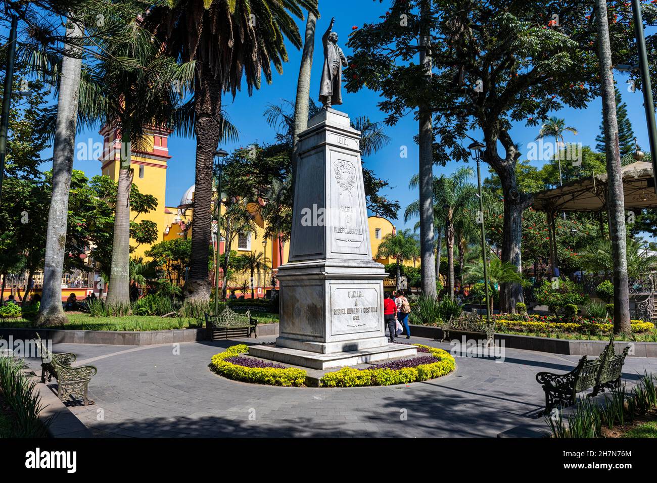 Zocalo ou place de la ville d'Orizaba, Veracruz, Mexique Banque D'Images