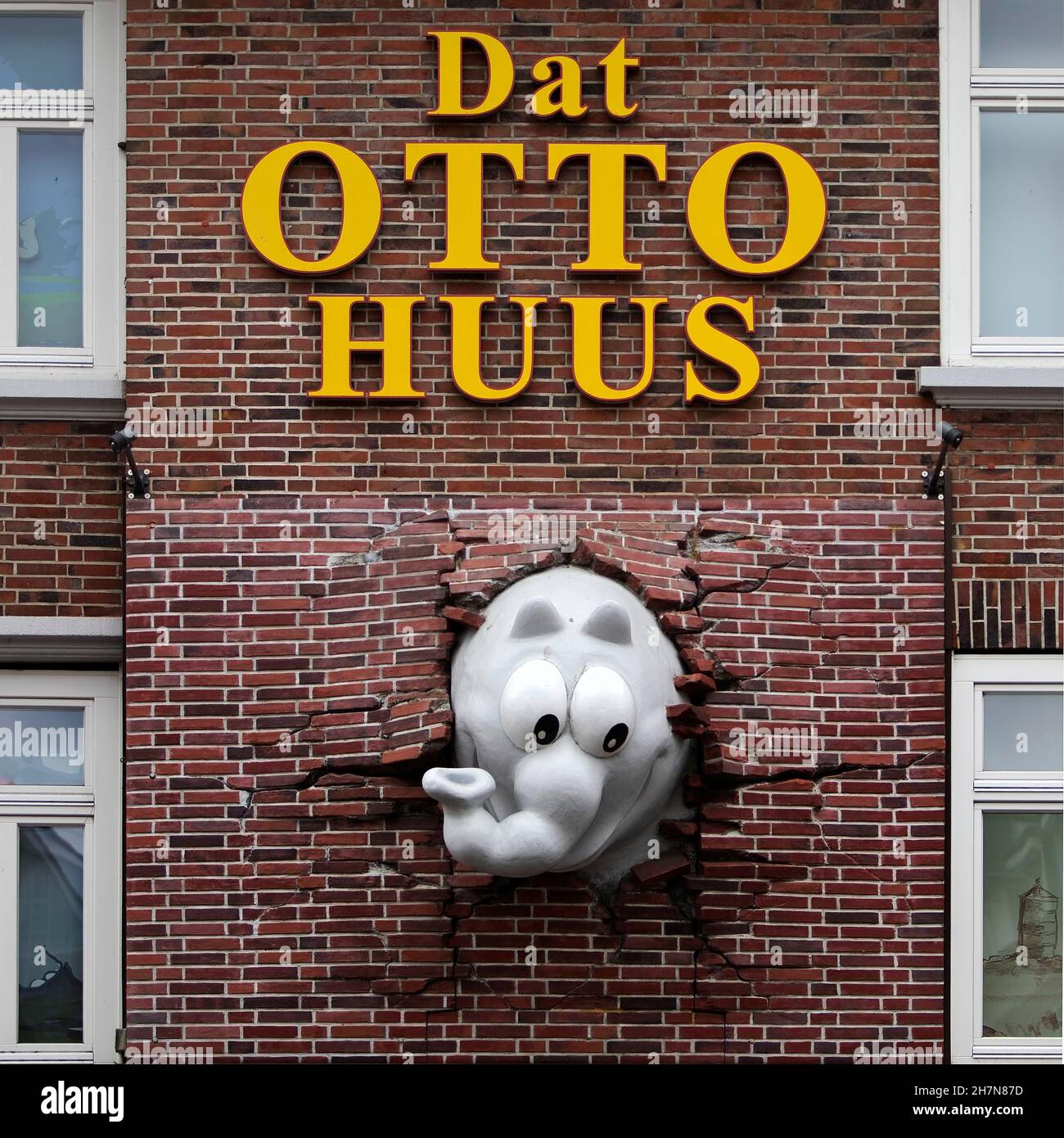 DAT Otto Huus, Musée Otto Waalkes et Fan articles Shop, Emden, Frise orientale, Basse-Saxe, Allemagne Banque D'Images
