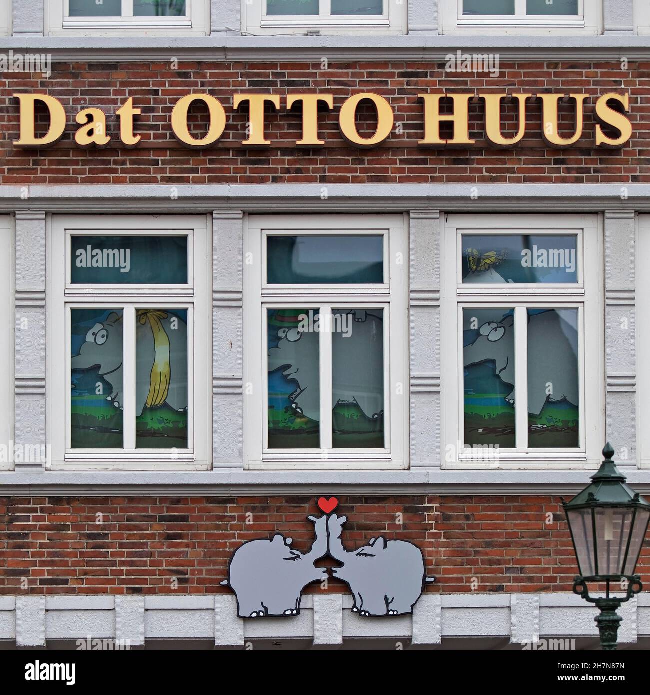 DAT Otto Huus, Musée Otto Waalkes et Fan articles Shop, Emden, Frise orientale, Basse-Saxe, Allemagne Banque D'Images