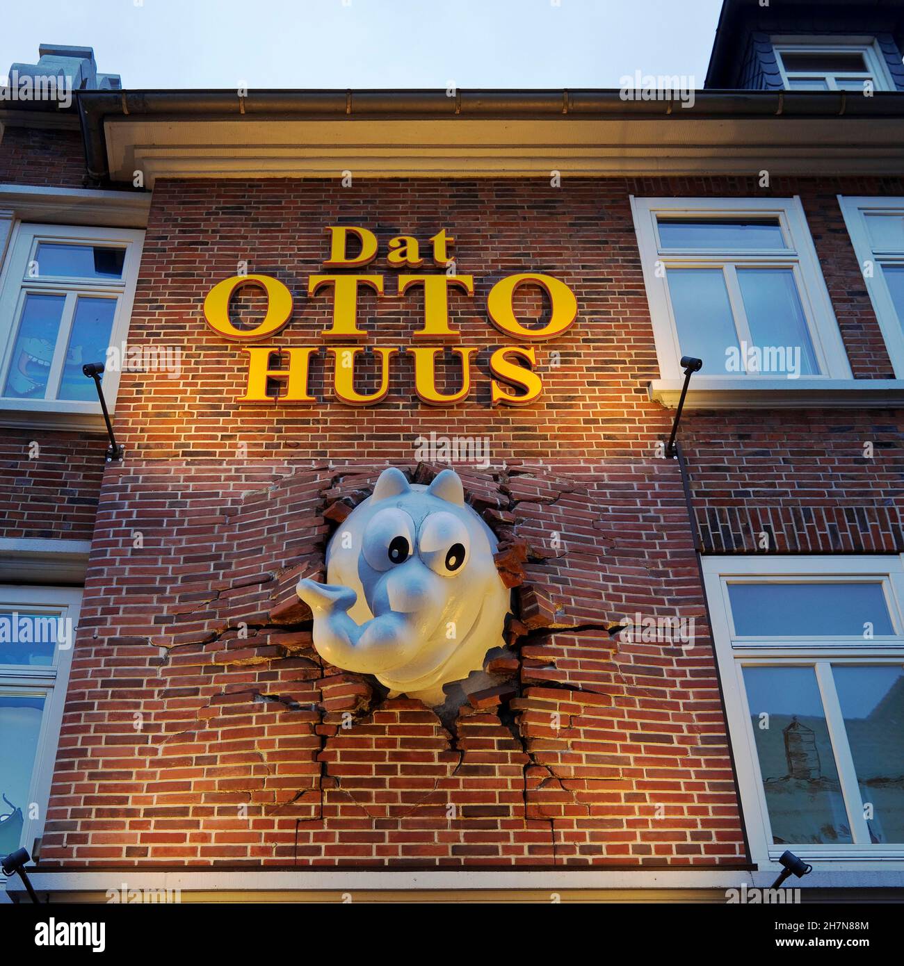 DAT Otto Huus, Musée Otto Waalkes et Fan articles Shop, Emden, Frise orientale, Basse-Saxe, Allemagne Banque D'Images