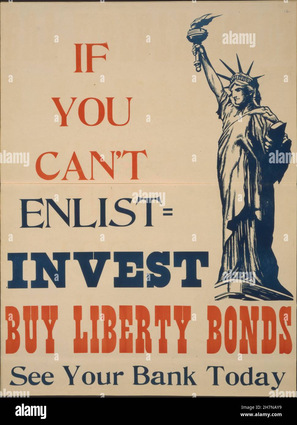 Affiche sur les prêts de guerre - propagande de la première Guerre mondiale des États-Unis - 269 Banque D'Images