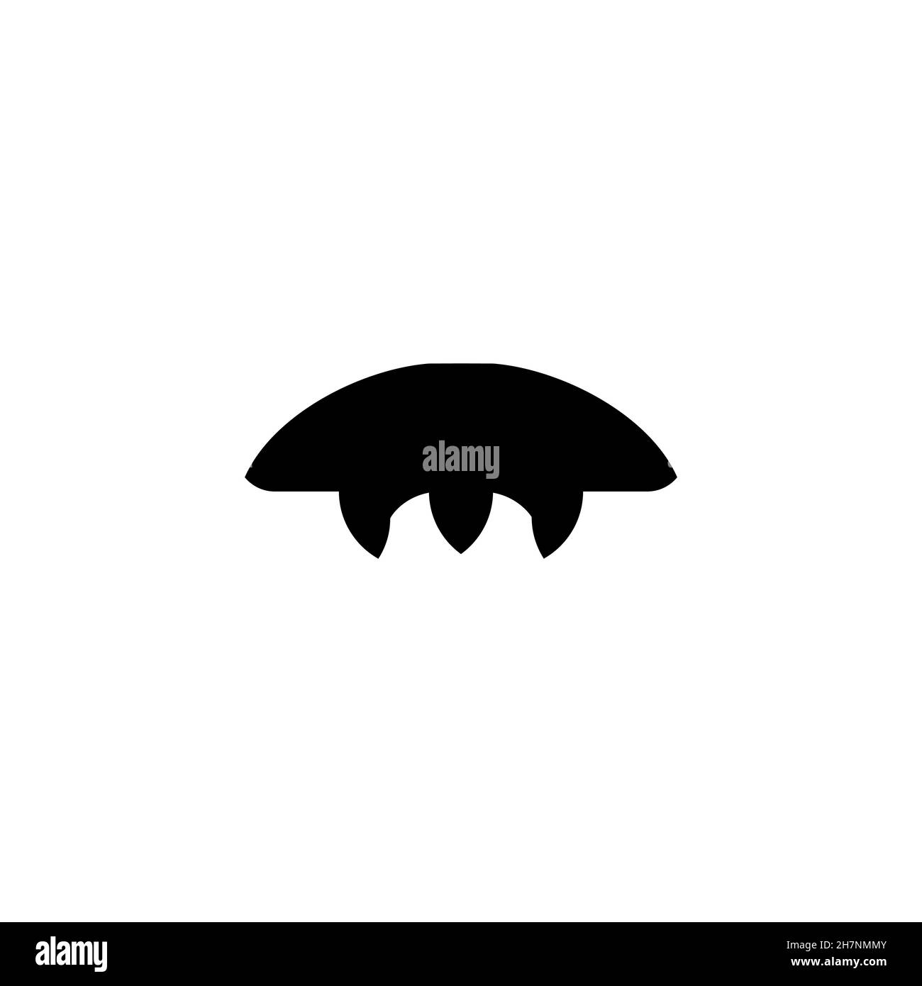 Icône de ligne extraterrestre.Symbole d'arrière-plan de l'affiche Space science de style simple.Élément de conception du logo.Impression de tee-shirts.Vecteur pour autocollant. Illustration de Vecteur