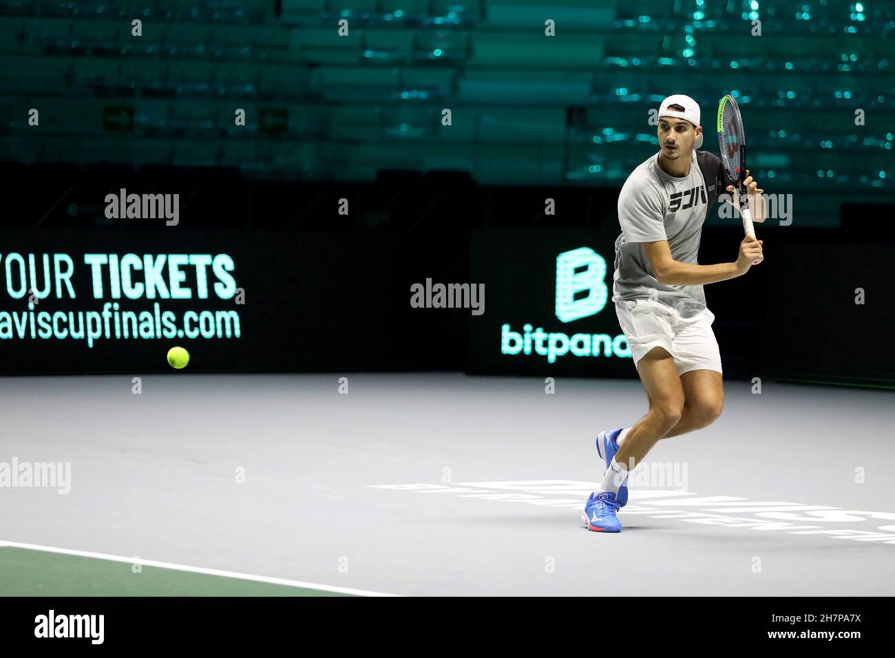 Turin, Italie.24 novembre 2021.Entraînement, tennis internationales à Turin, Italie, novembre 24 2021 crédit: Agence de photo indépendante/Alamy Live News Banque D'Images