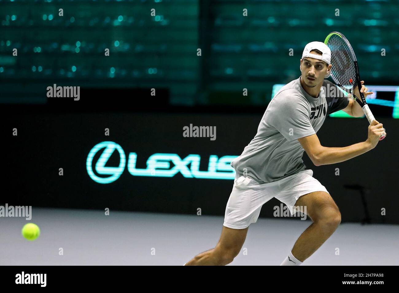 Turin, Italie.24 novembre 2021.Entraînement, tennis internationales à Turin, Italie, novembre 24 2021 crédit: Agence de photo indépendante/Alamy Live News Banque D'Images