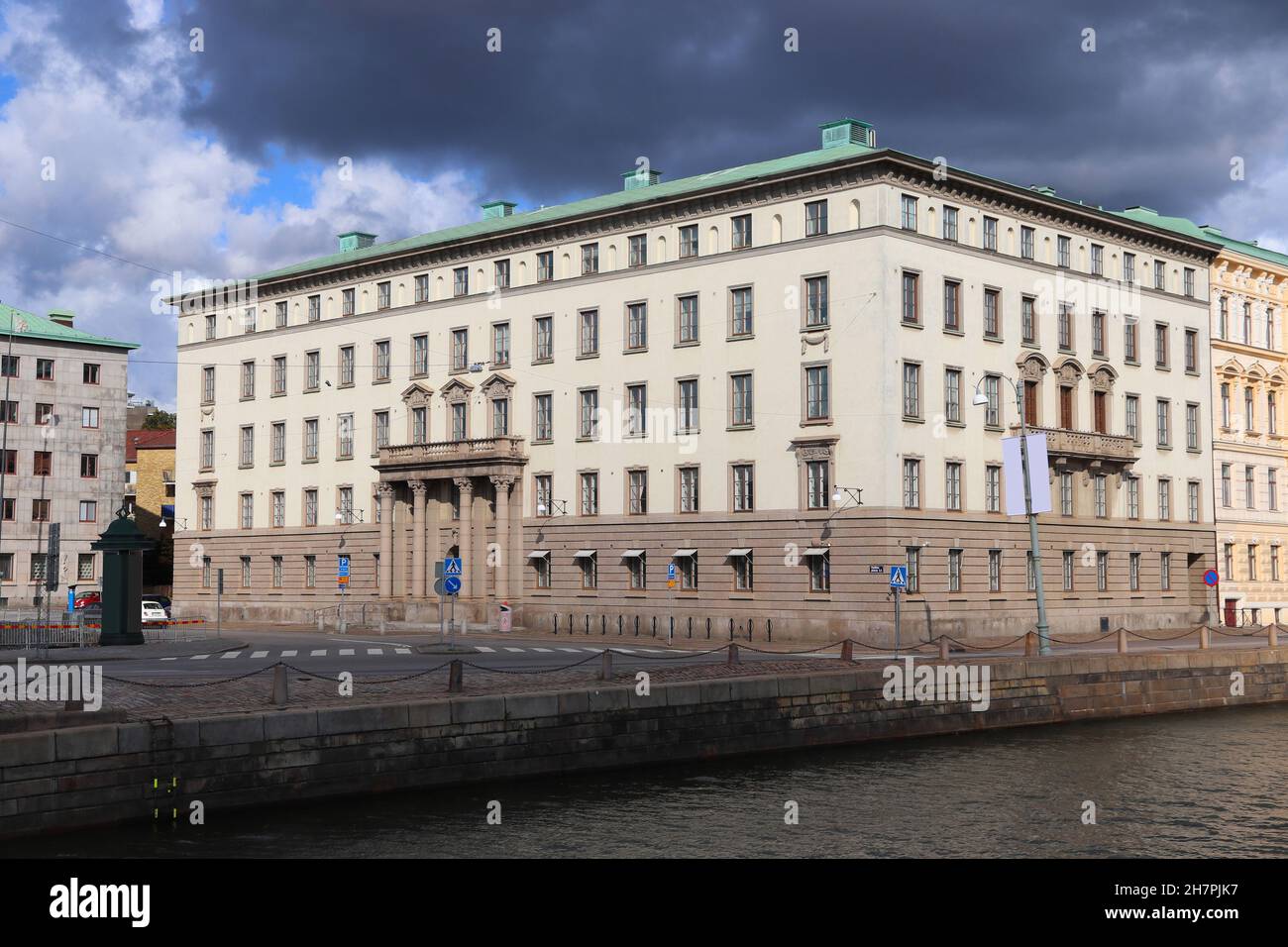 Site touristique de Göteborg, Suède.La Cour d'appel de l'ouest de la Suède (Suédois : Hovratten pour Vastra Sverige). Banque D'Images