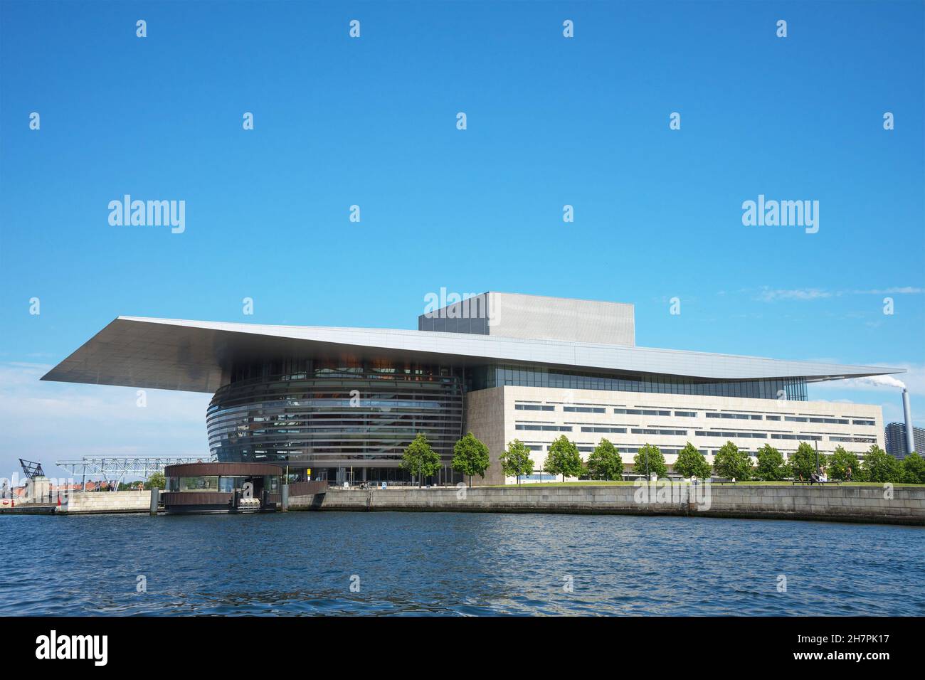 L'Opéra de Copenhague est l'opéra national du Danemark.Il est situé sur l'île de Holmen dans le centre de Copenhague. Banque D'Images