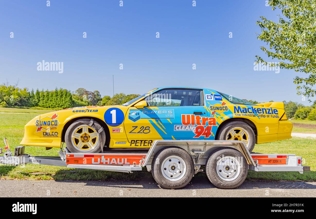 Une Camero Z28 1992 de Chevrolet, Players Challenge Factory COPO Rob Fellows no 1 Banque D'Images