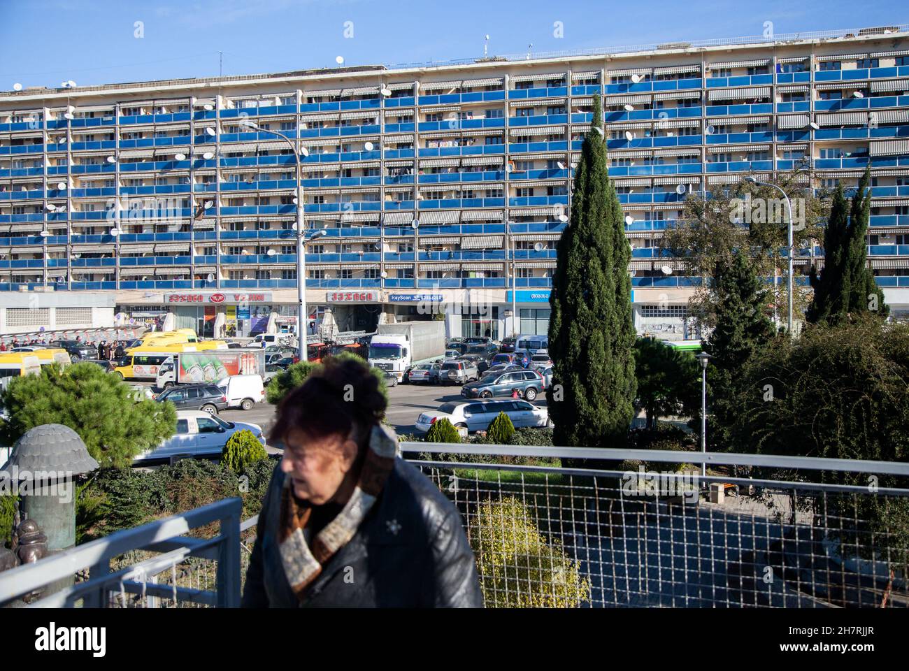 Tbilissi, Géorgie - 11-03-2016:Appartement soviétique dans la ville de Tbilissi Banque D'Images