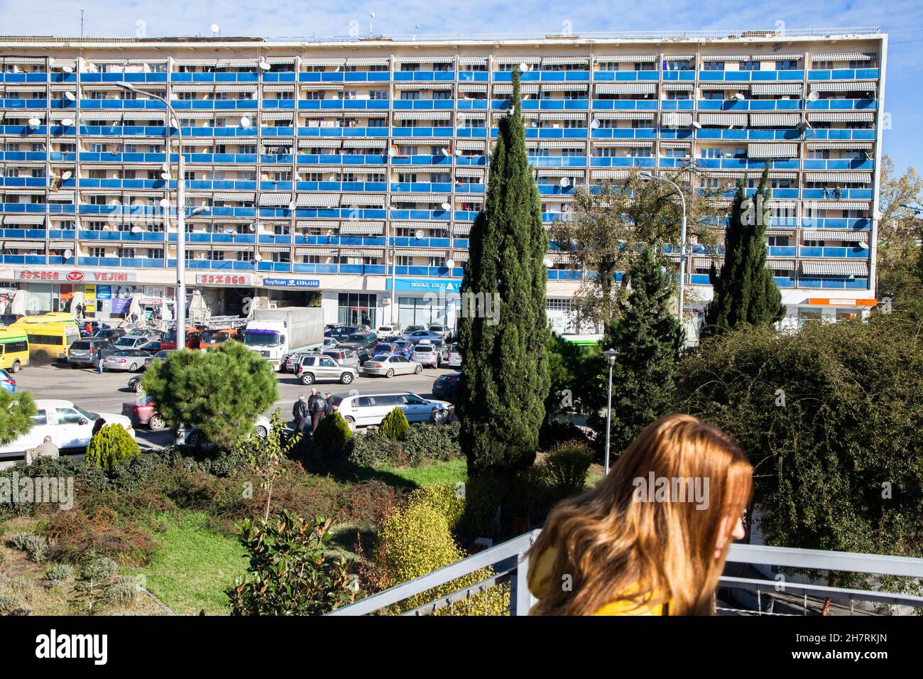 Tbilissi, Géorgie - 11-03-2016:Appartement soviétique dans la ville de Tbilissi Banque D'Images