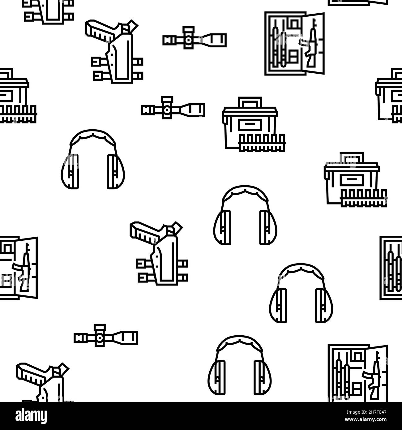 Démarrage Business Idea lancement de Vector Seamless Pattern Illustration de Vecteur