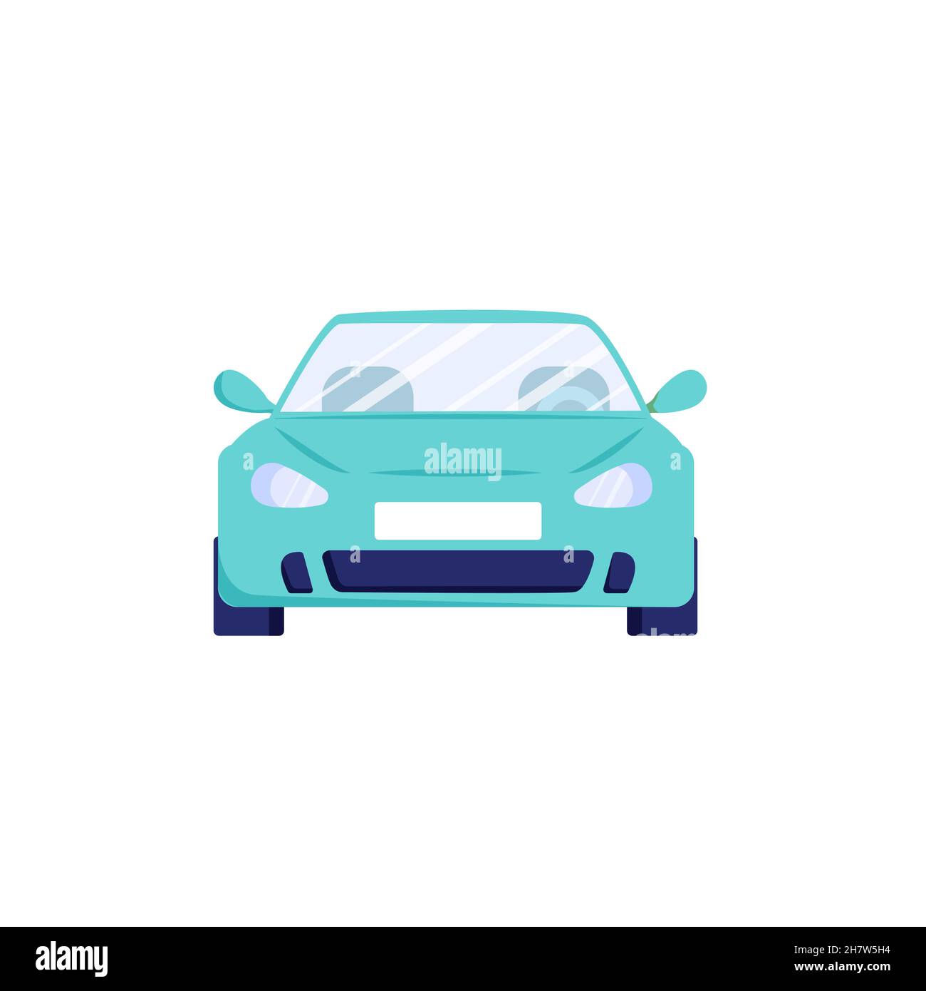 Dessin animé plat voiture, transport et automobile vecteur d'illustration concept Illustration de Vecteur