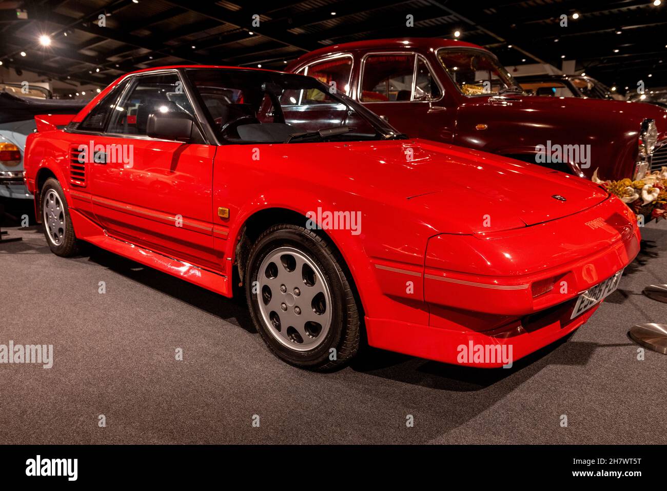 1985 Toyota MR2, exposé au Haynes International Motor Museum Banque D'Images