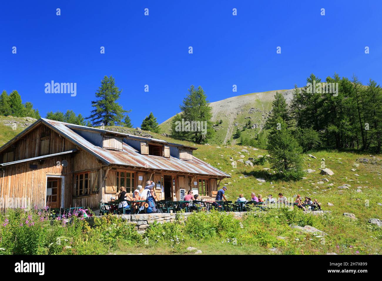 Lac d'Allos, Alpes de haute Provence, 04, région sud Banque D'Images