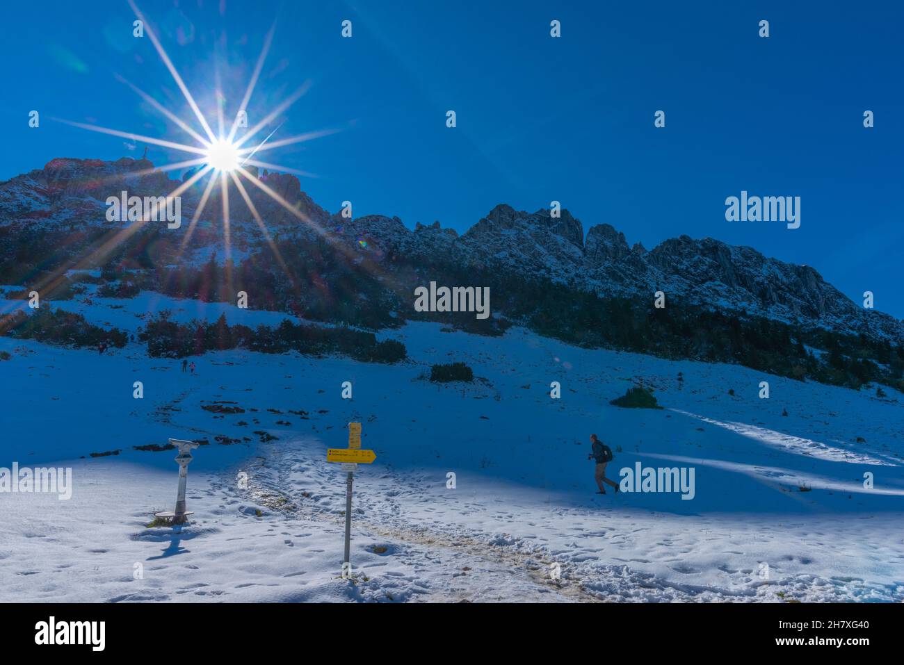 Aschau, Chiemgau, Alpes bavaroises, haute-Bavière, Allemagne du Sud Banque D'Images