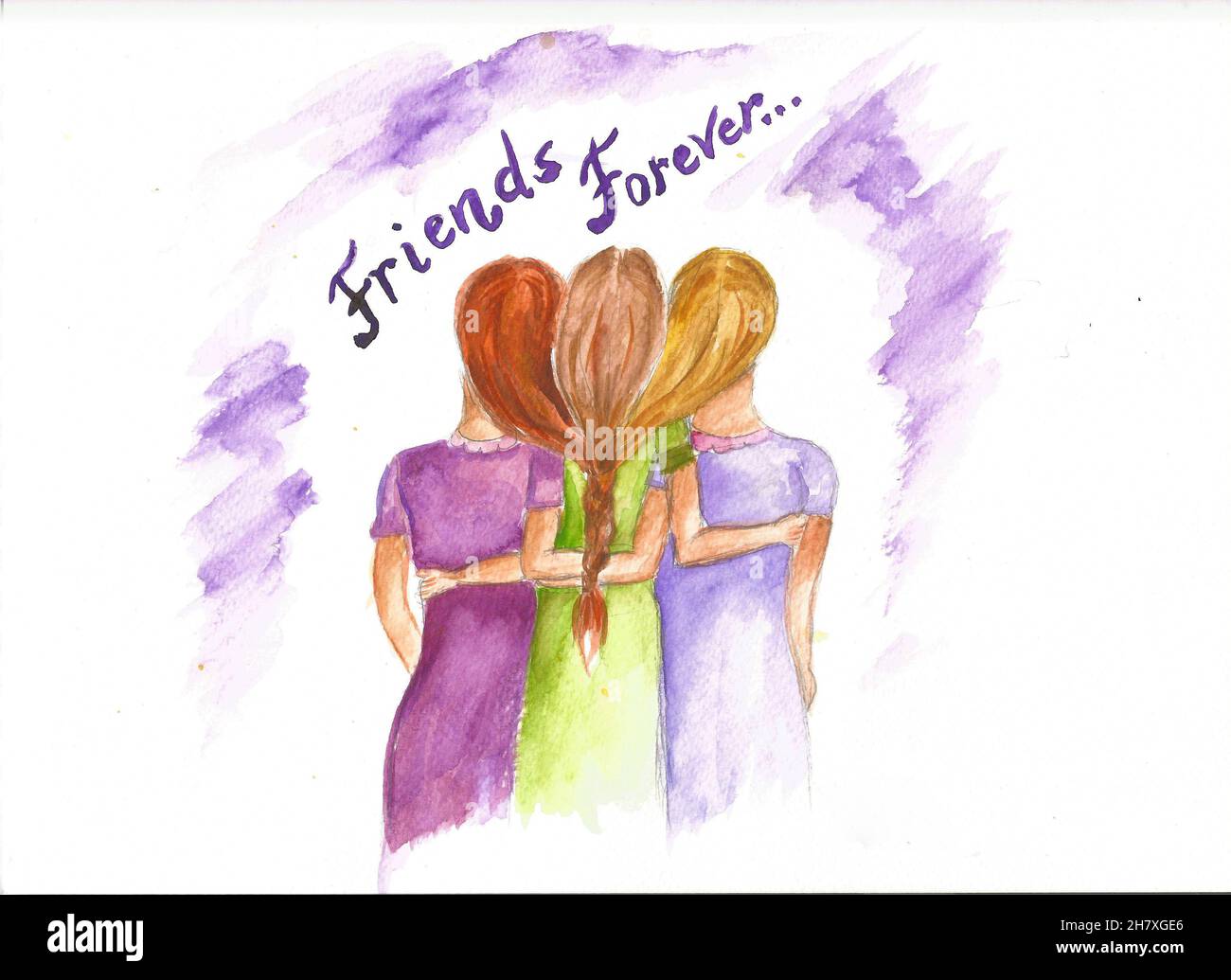 Amitie Entre Filles Photo Stock Alamy Amitie Entre Filles Photo Stock Alamy