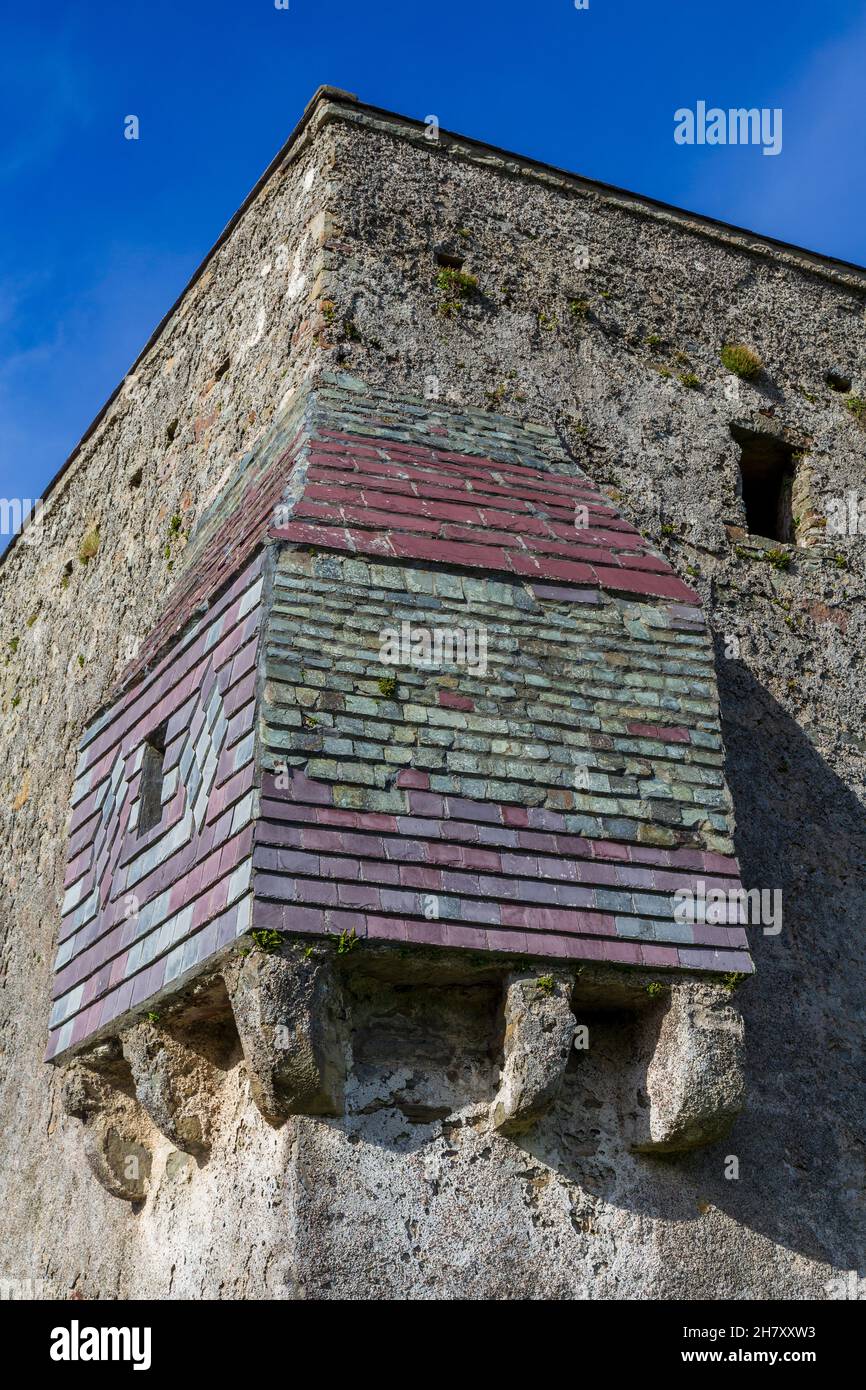 Château, Clare Island Harbour, comté de Mayo, Irlande Banque D'Images