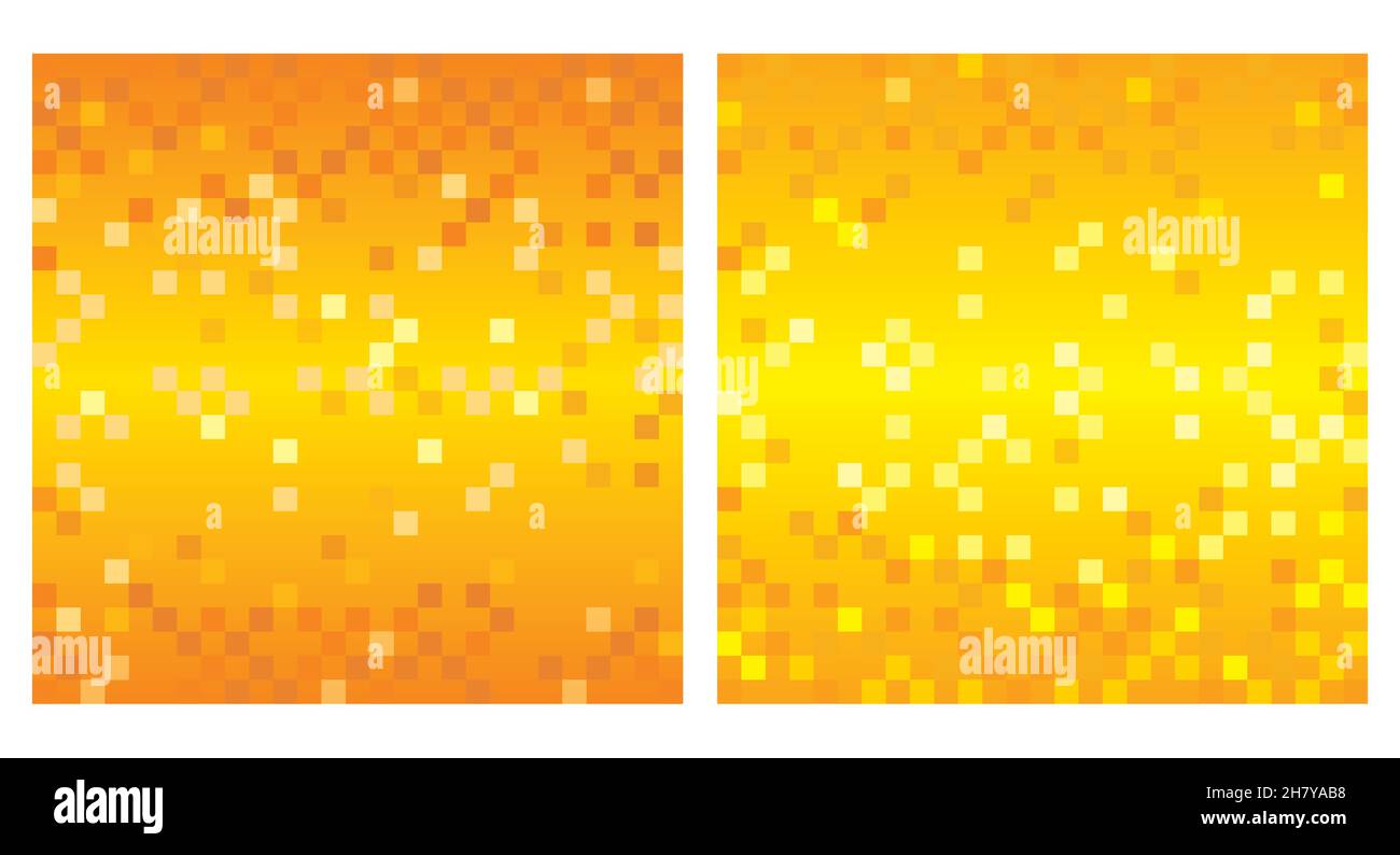 Ensemble de fonds abstraits carrés avec textures polygonales sur Une gradation bleue, illustration vectorielle. Illustration de Vecteur