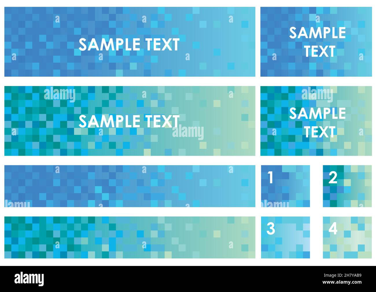Fonds de texture polygonale définis isolés sur Un fond blanc.Illustration vectorielle. Illustration de Vecteur