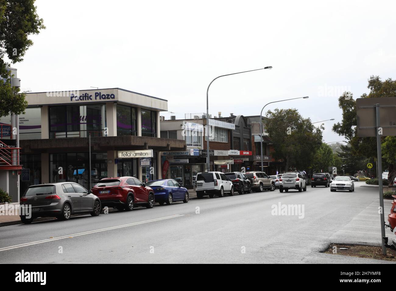 Bungan Street, Mona Vale, Sydney, Nouvelle-Galles du Sud, Australie Banque D'Images