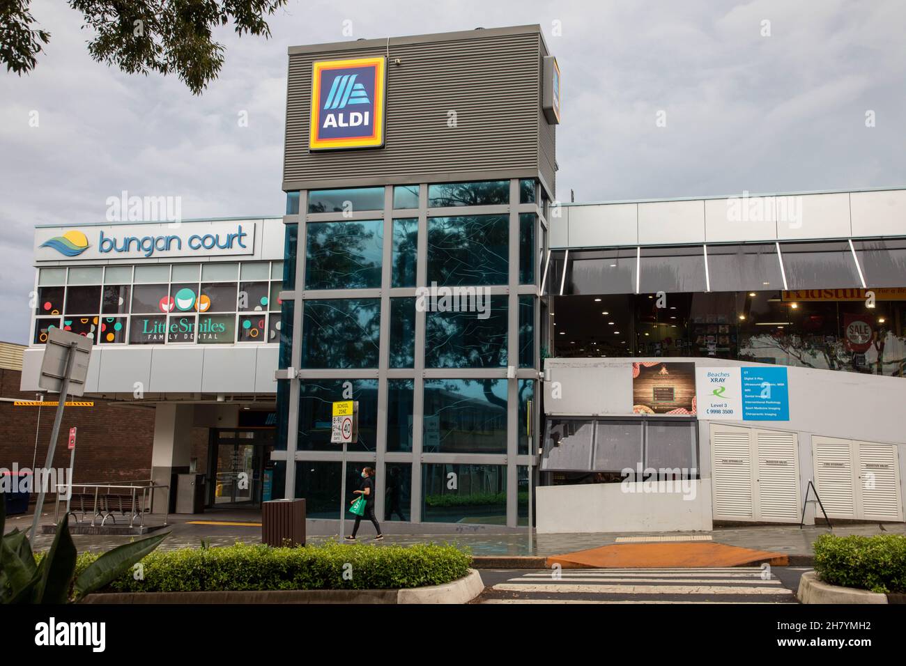 Aldi, 13 Bungan Street, Mona Vale NSW 2103 Banque D'Images