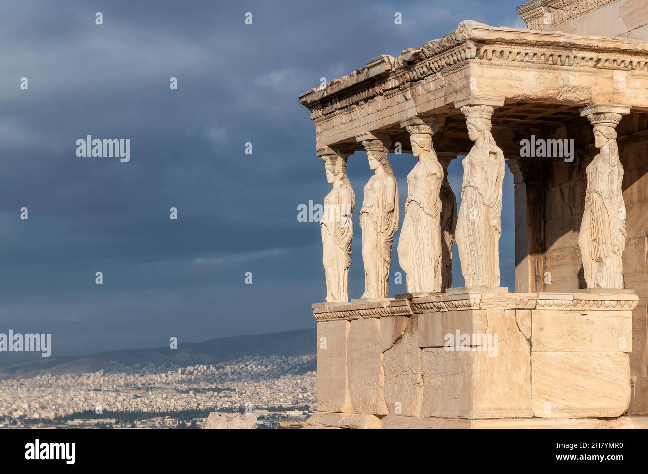 L'acropole d'Athènes, Grèce Banque D'Images