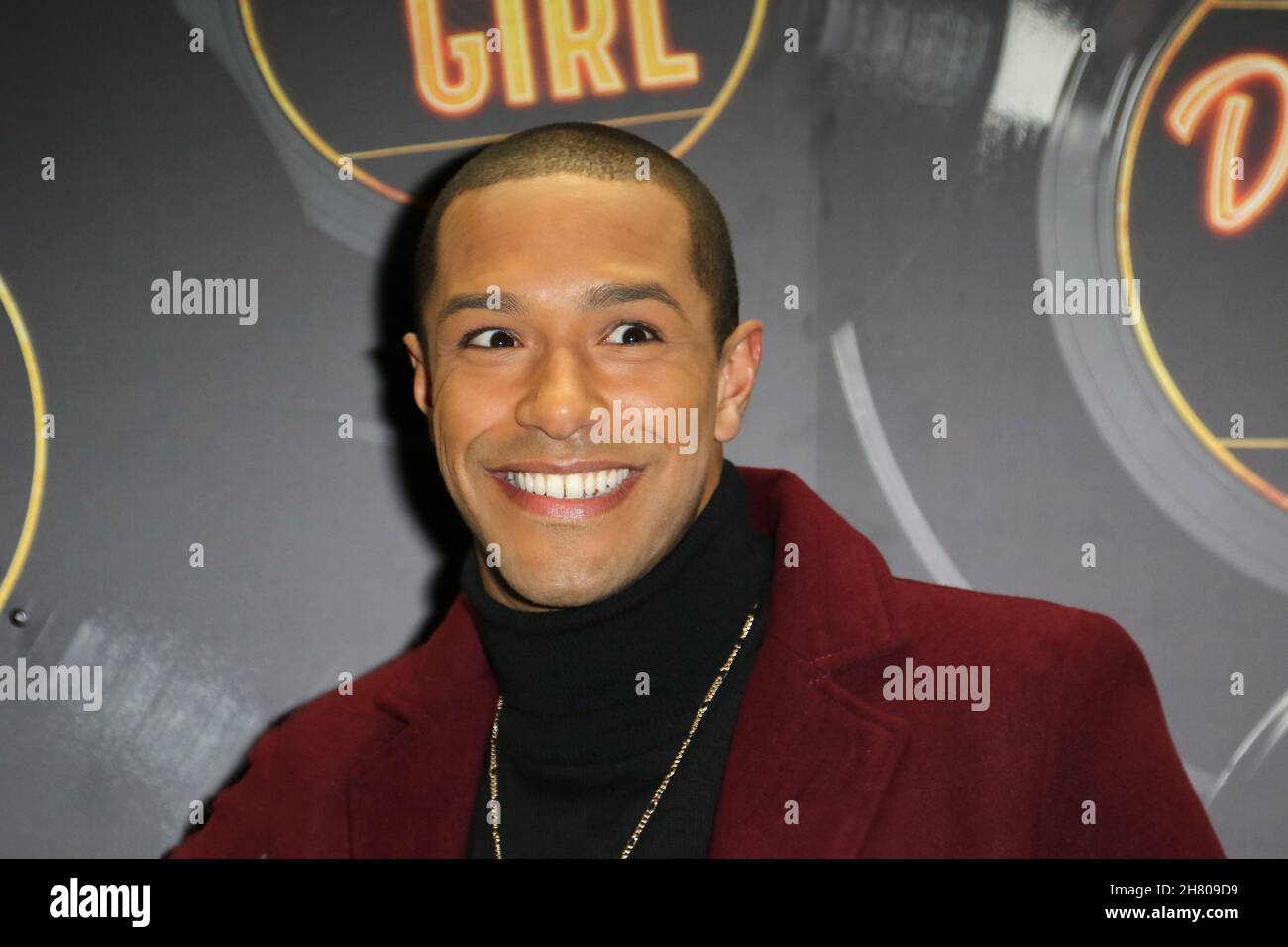 Michael Gunning, The Drifters Girl - Opening Night, Garrick Theatre, Londres, Royaume-Uni, 25 novembre 2021,Photo de Richard Goldschmidt Banque D'Images