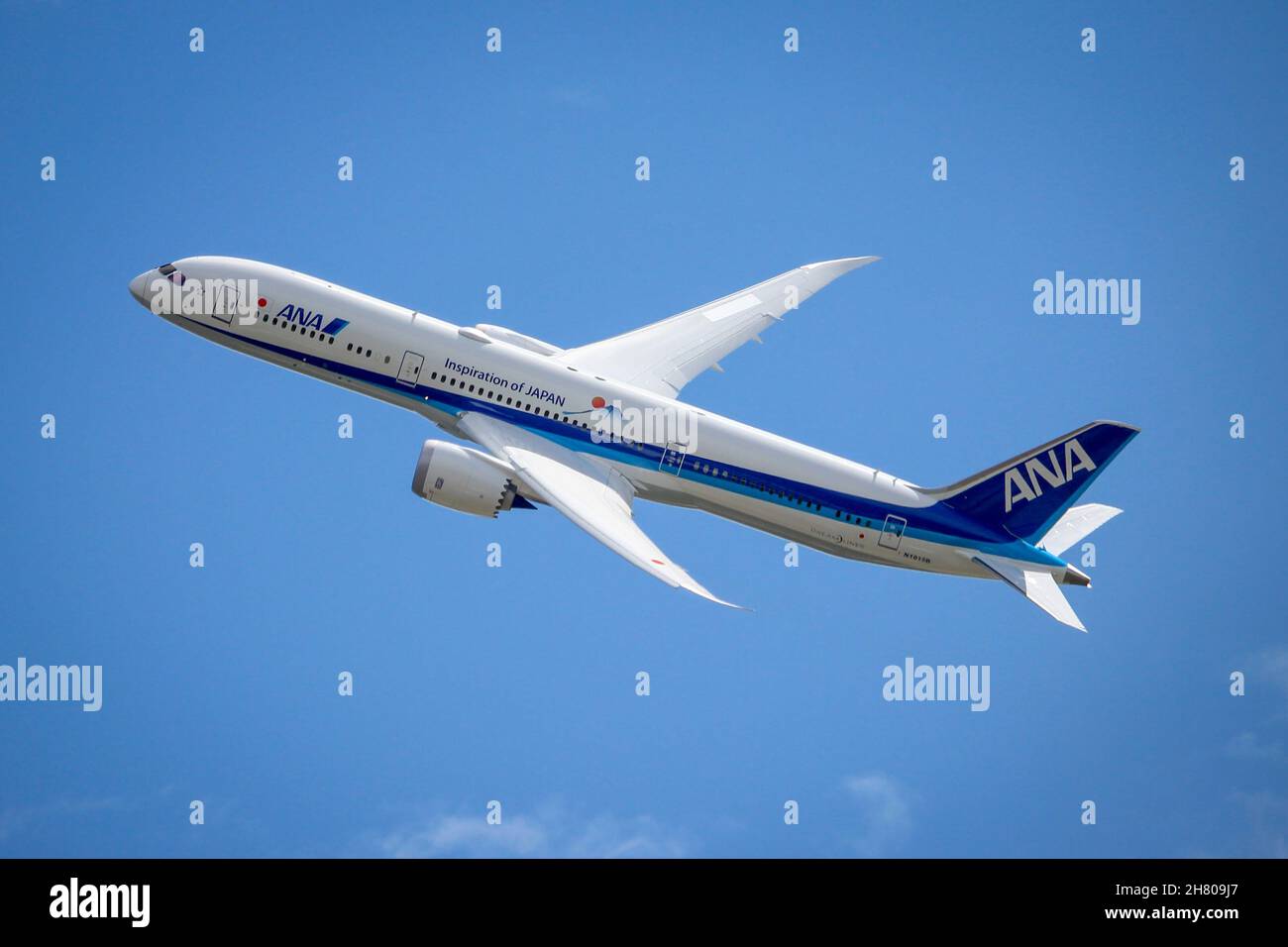 ANA Livery Boeing 787, Farnborough International Airshow 2016 Banque D'Images