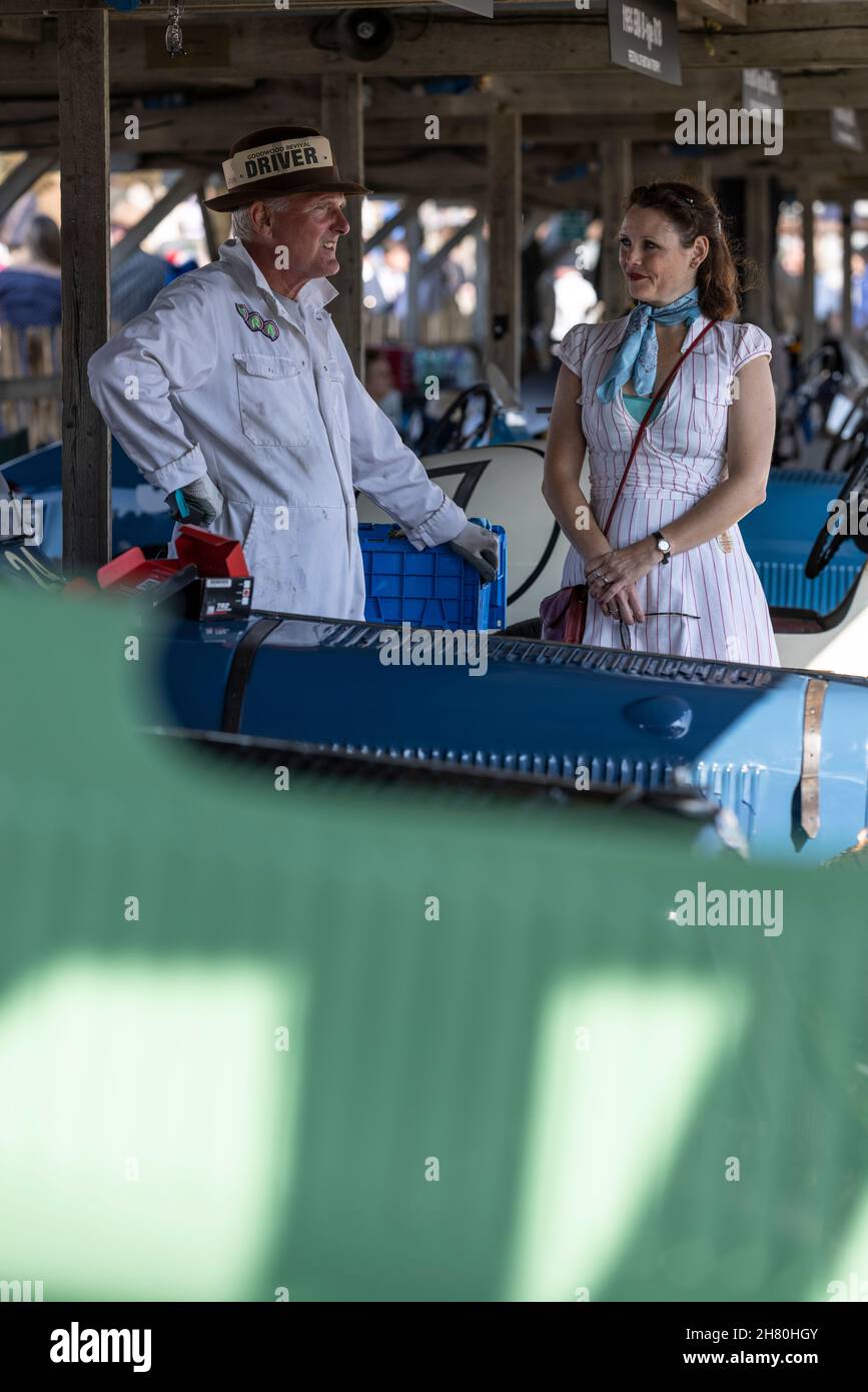 Goodwood Revival 2021, West Sussex, Angleterre, Royaume-Uni Banque D'Images