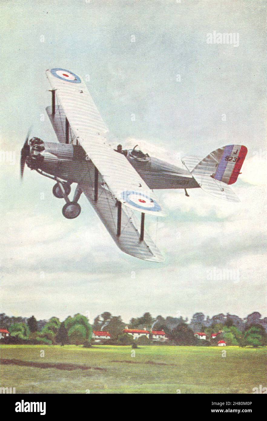 AVION.Westland Wapiti usage général avion 1930 vieux imprimé vintage Banque D'Images