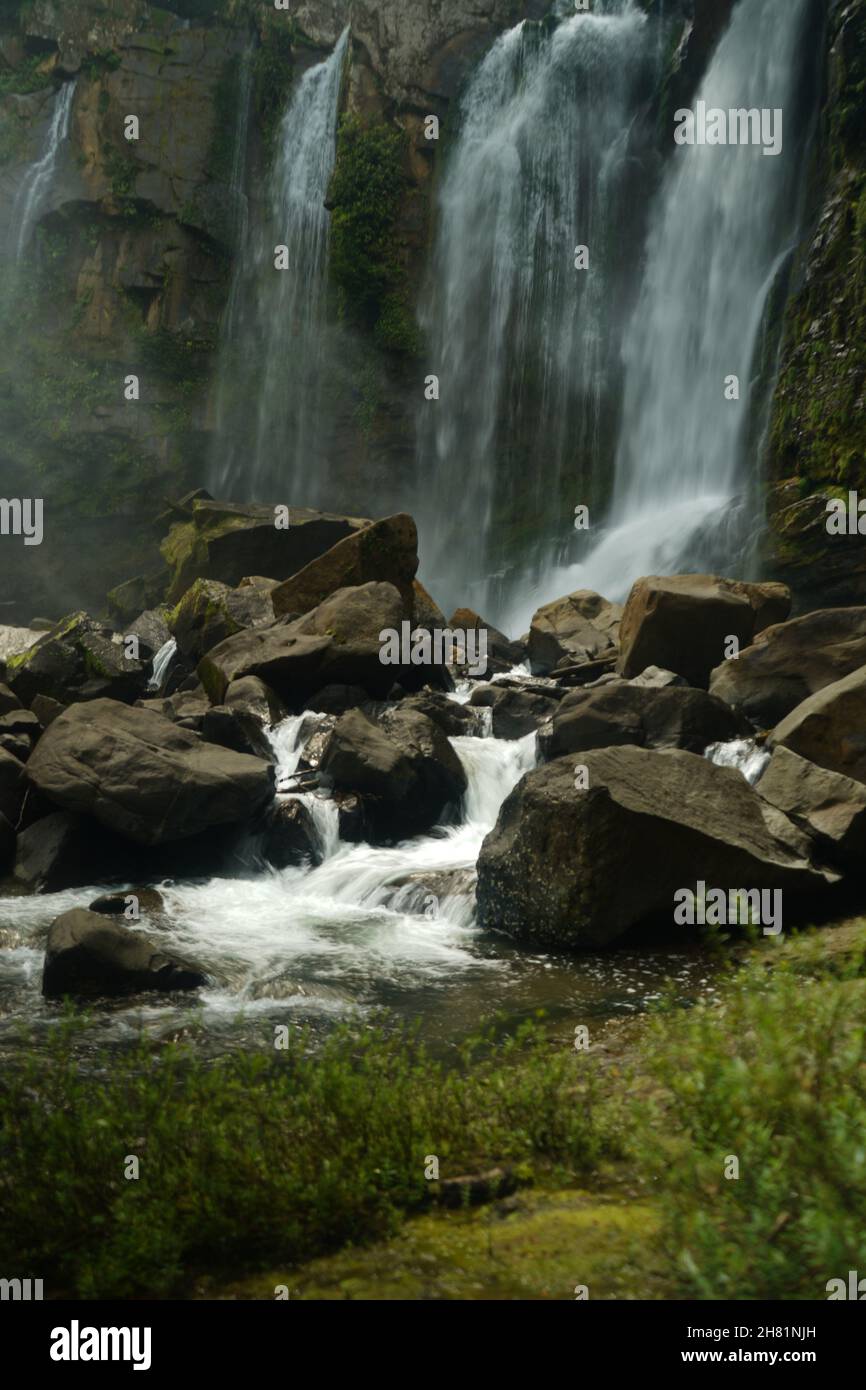 Cascade de Nauyaca au Costa Rica près d'Uvita Banque D'Images